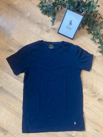 T-shirt bleu marine Ralph Lauren femme/homme