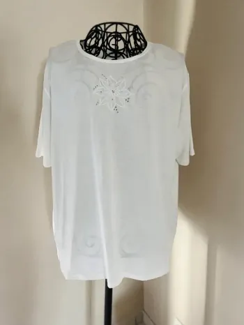 Tee-shirt blanc Taille XXL