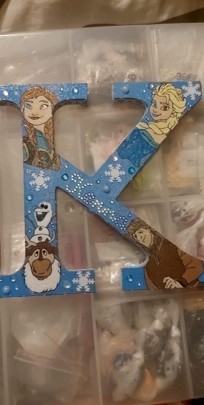 Lettres en bois fait main - photo numéro 8