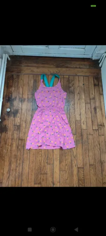 Robe rose courte 9-10 ans