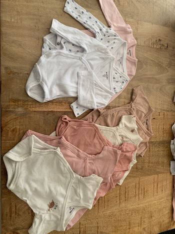 Maxi Lot de bodys 0M + 1M