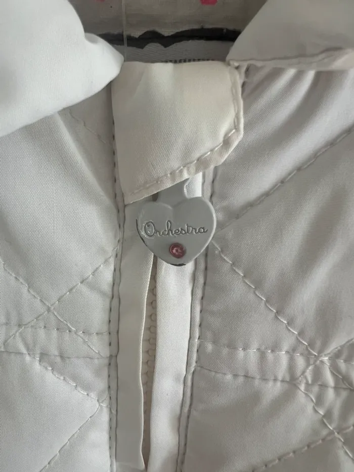 Veste à col zippé mi saison noeud rose orchestra - photo numéro 4