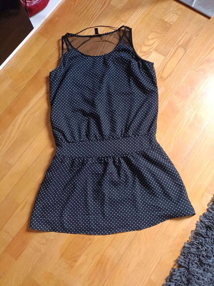 Robe sans manche à petits pois - photo numéro 6