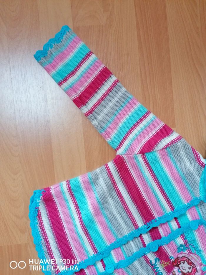 Gilet 5 ans Charlotte aux fraises 🍓 - photo numéro 5