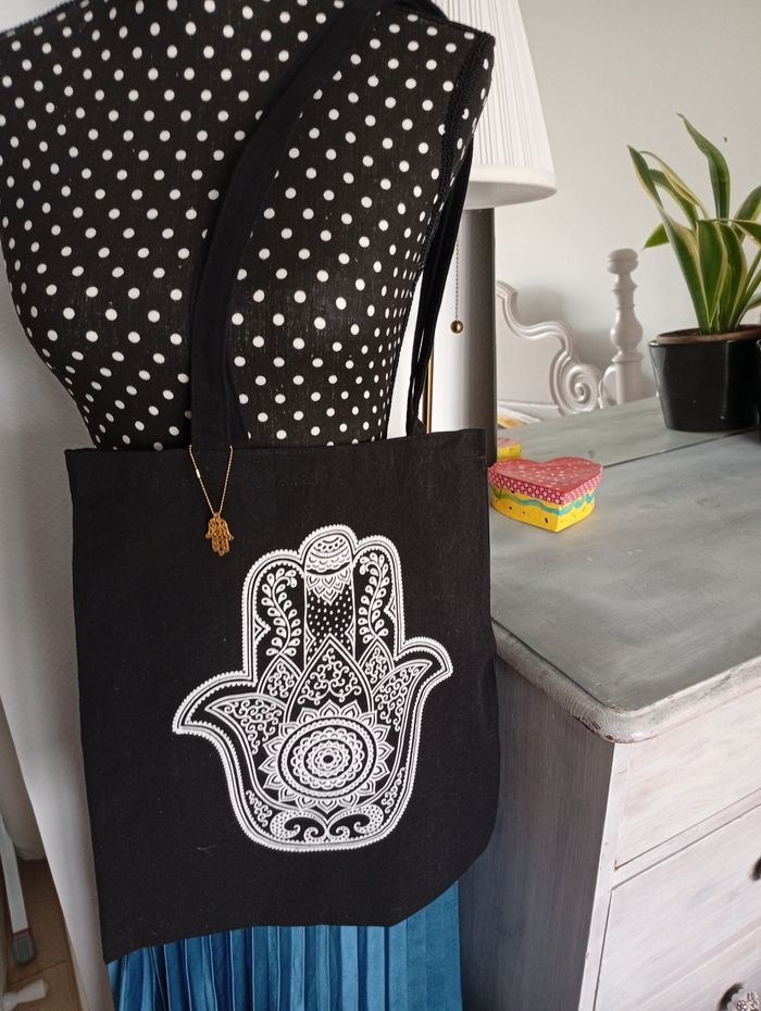 Tote bag FATMA noir