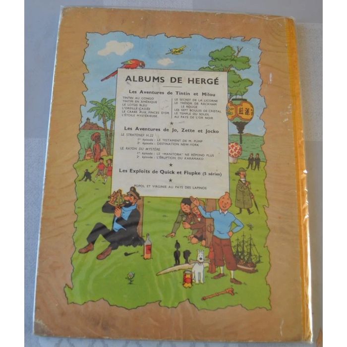 Tintin les 7 boules de cristal B6 de 1952 - photo numéro 2