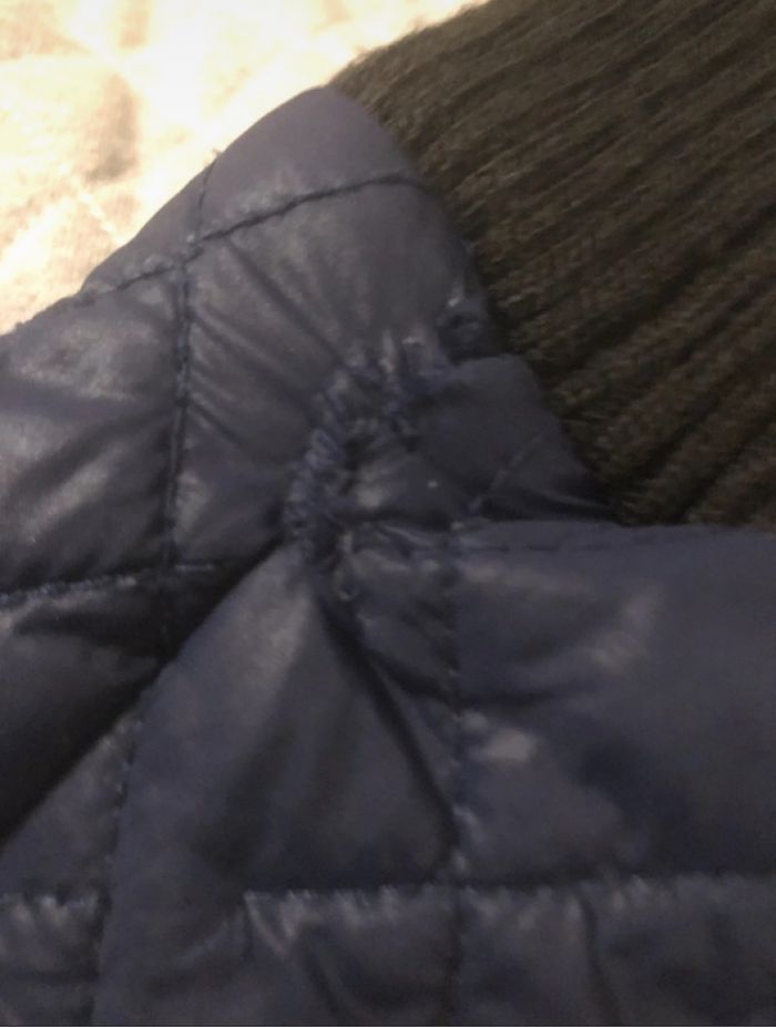 Veste matelassée »Gertrude »bleu marine et grise - photo numéro 5