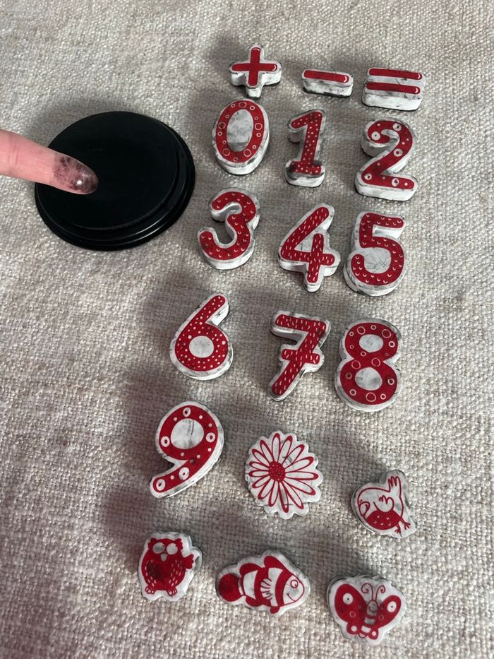 Tampons encreurs chiffres - photo numéro 2