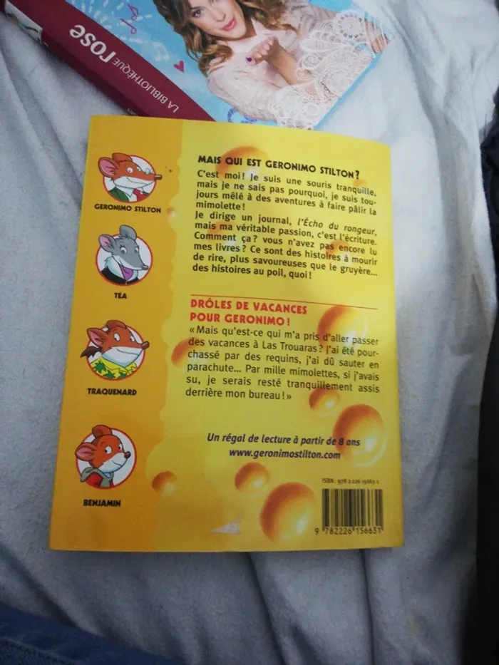 Livre "Geronimo Stilton Drôles de vacances pour Geronimo" - photo numéro 3
