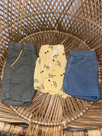 Lot de 3 shorts (1 de 18 mois et 2 de 24 mois)