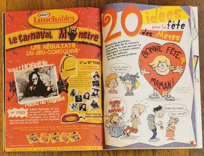 Ancien journal de mickey avec poster fantasia + cadre déblok N°2501 année 2000 vintage - photo numéro 9
