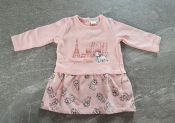 Robe à manches longues bébé fille 3/6 mois Marie comme NEUVE