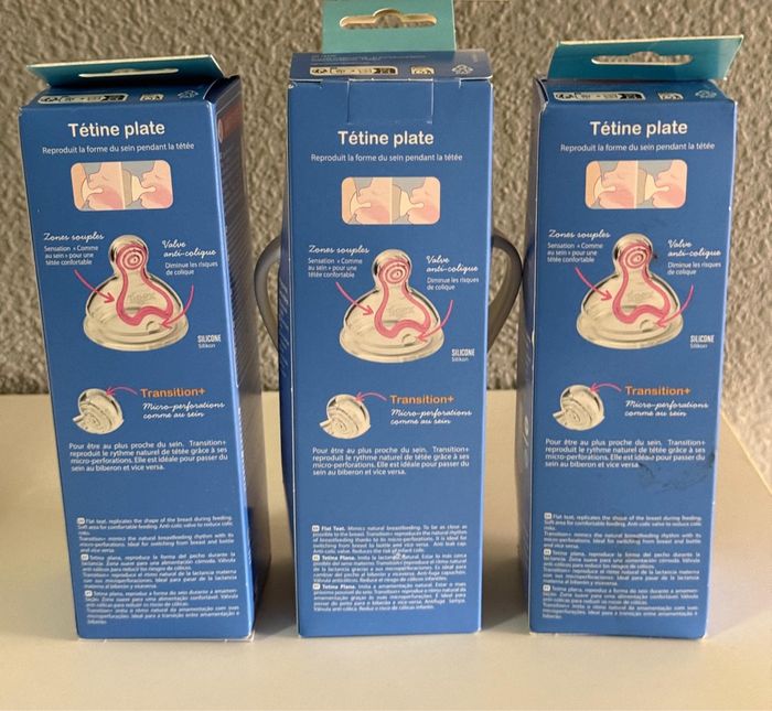 Biberons +6m tétine plate anti-colique - photo numéro 2