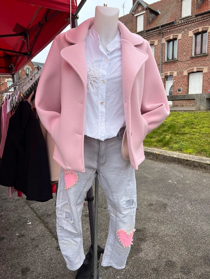 Jeans gris XL