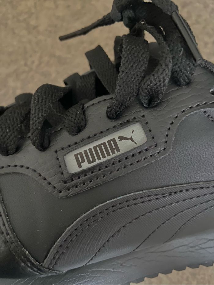 Puma Shuffle Leather noires taille 40 – comme neuves - photo numéro 4