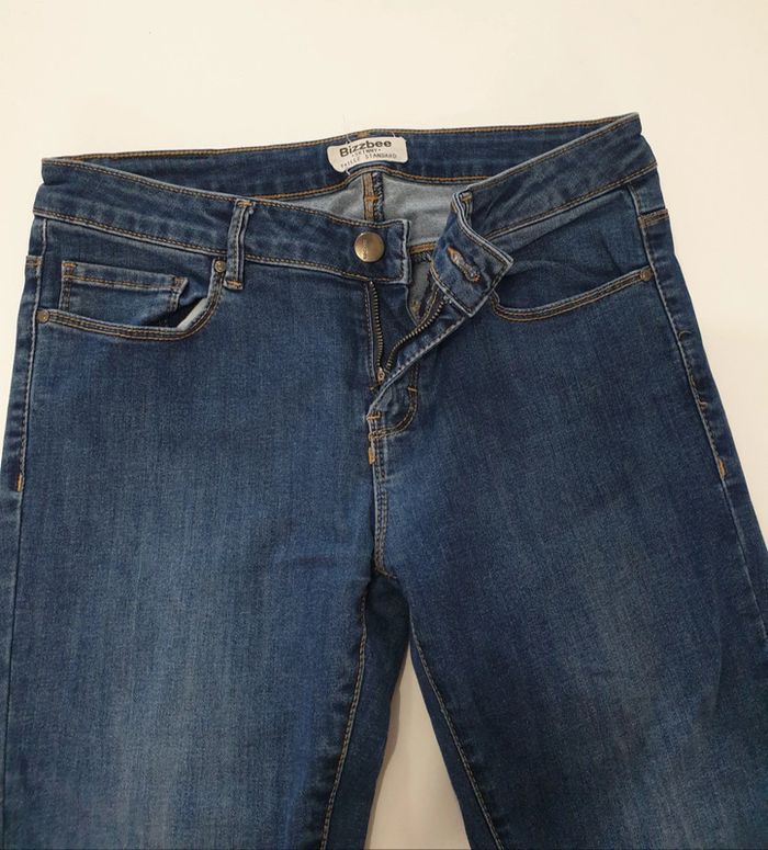Jean skinny bleu bizzbee - photo numéro 5