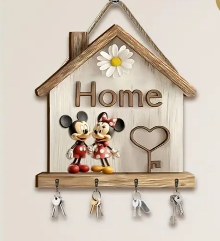 Porte clé mural mickey