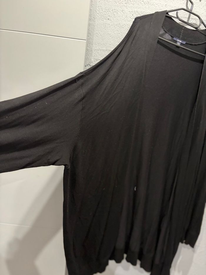 Gilet long noir 4XL - photo numéro 4