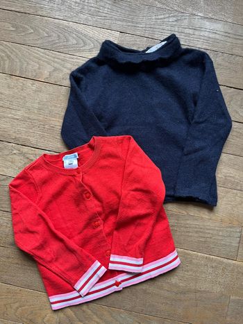 Pull et gilet Jacadi 4 ans
