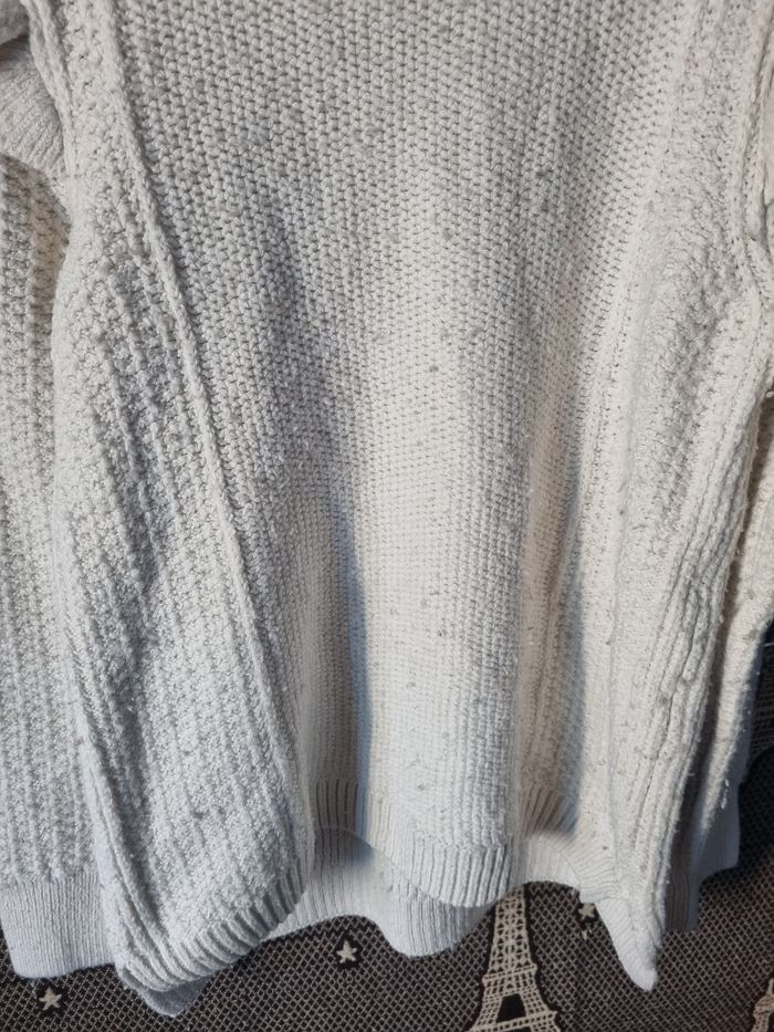 Pull en tricot avec volants  aux épaules 10ans - photo numéro 2
