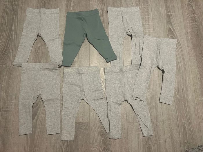 Lot de 16 leggings 12 mois - photo numéro 2