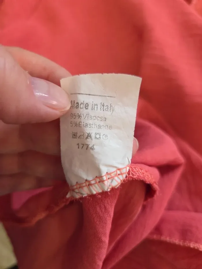 Blouse manches courtes fluide T52 Made in Italy - photo numéro 5