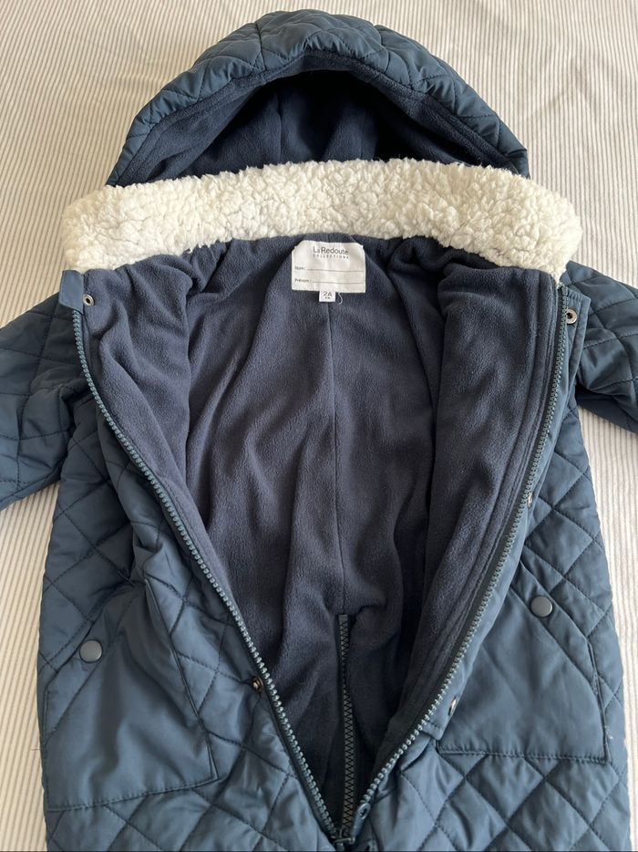 Combipilote et moufles La Redoute bébé garçon 2 ans - photo numéro 3