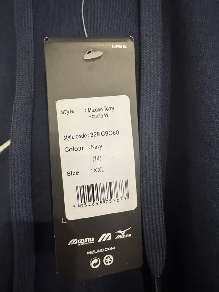 Sweat / Pull Mizuno Bleu Taille XXL - photo numéro 5