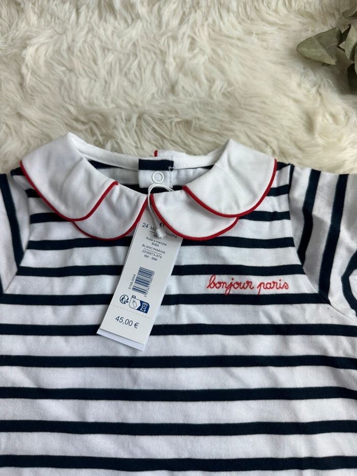 Robe Jacadi bonjour Paris taille 24 mois - photo numéro 2