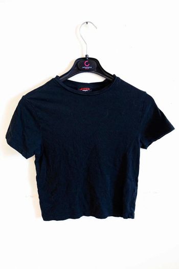 C48 t-shirt noir Jennyfer XS