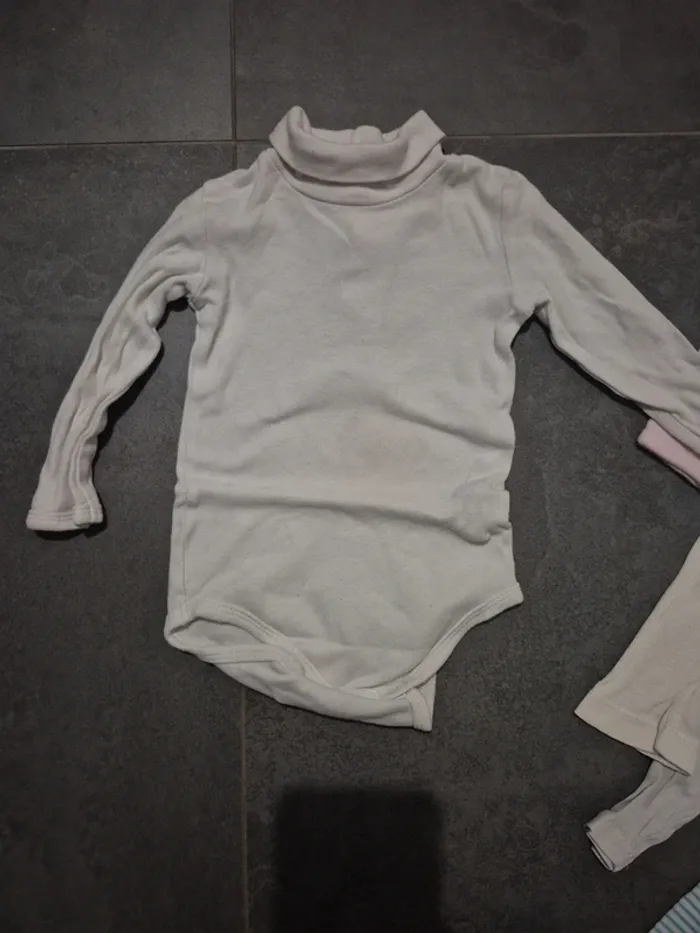 Lot de bodies manches longues fille 12 mois - photo numéro 10