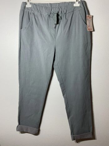 Pantalon élastique femme taille unique (46-50)- laura- neuf avec étiquette
