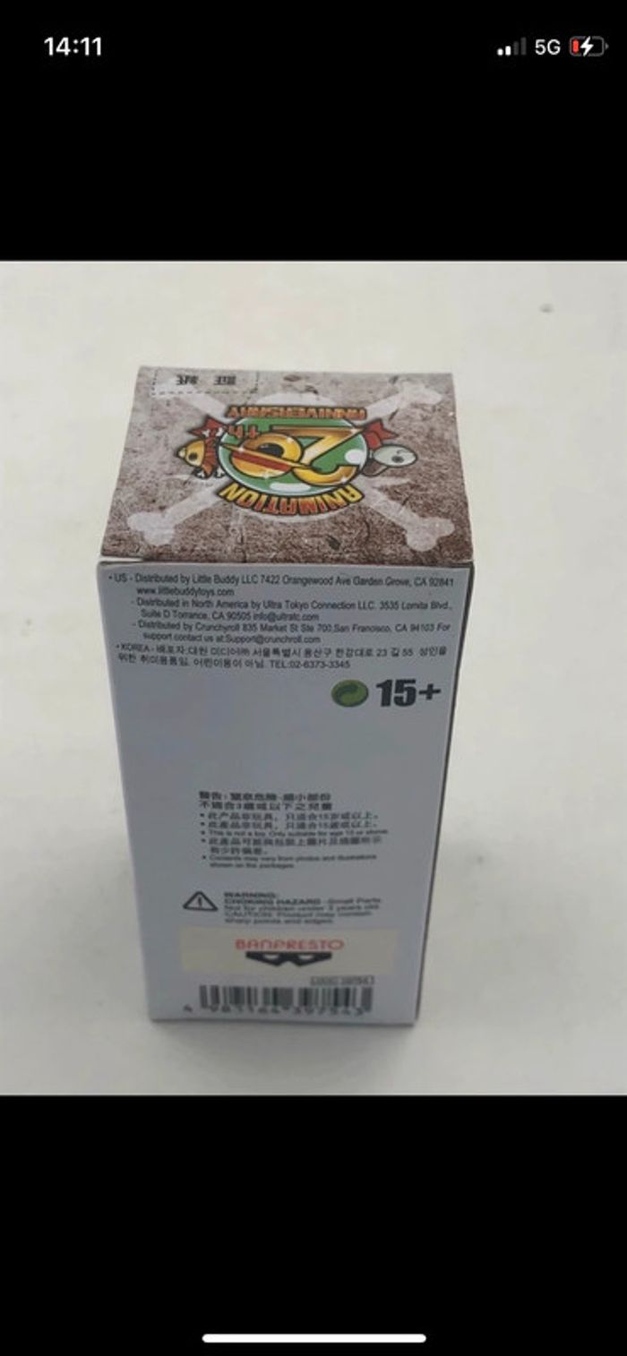 Figurine WCF One Piece Douglas Bullet Bandai Banpresto Stamped N•17 neuf - photo numéro 3