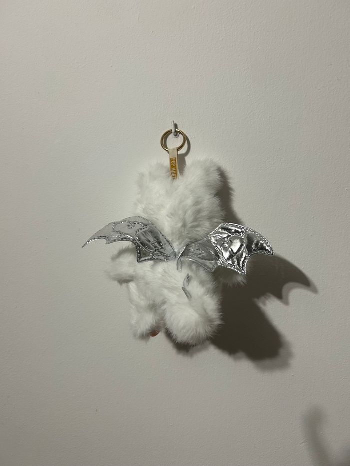 Labubu zimomo blanc et argent 20 cm - photo numéro 3