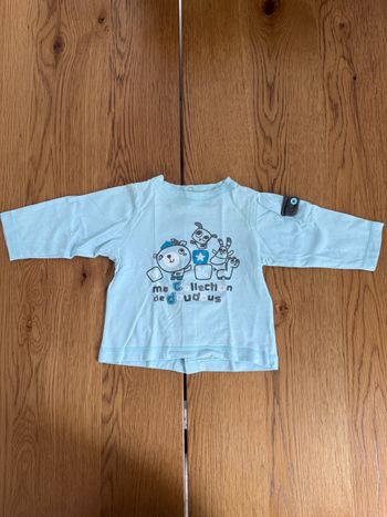 Haut de Pyjama Bleu Kimbaloo Bébé Garçon 6 Mois Collection de Doudous – Réduction sur Lot