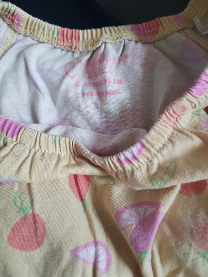 Lot robe te shirt manche longue et gilet fille 3 ans - photo numéro 3