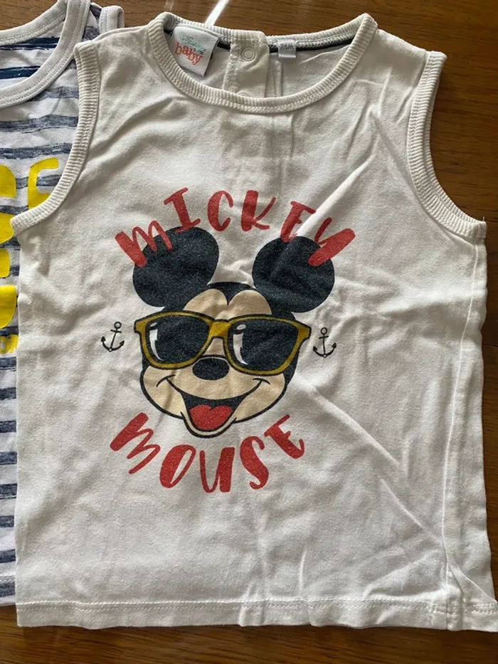 Lot 24 mois – 3 débardeurs + 1 tee-shirt garçon - photo numéro 8