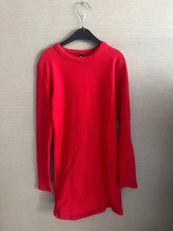 Robe longue manche