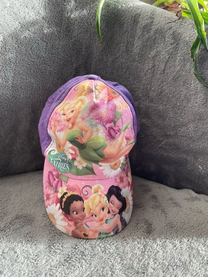 Casquette fille été clochette