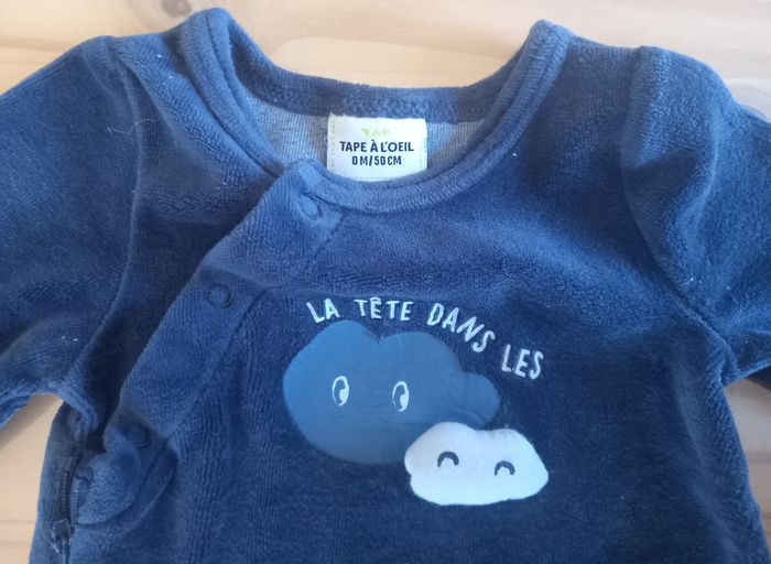 Pyjama velours bébé - photo numéro 2