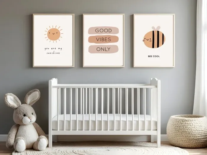 Affiches Good vibes only pour chambre enfant - photo numéro 3