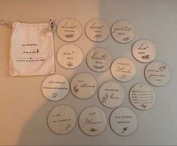 Carte étape bébé 