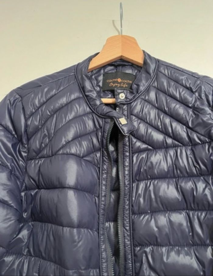 Veste matelassée bleu marine - photo numéro 2