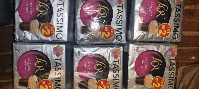6lots de deux packets tassimo