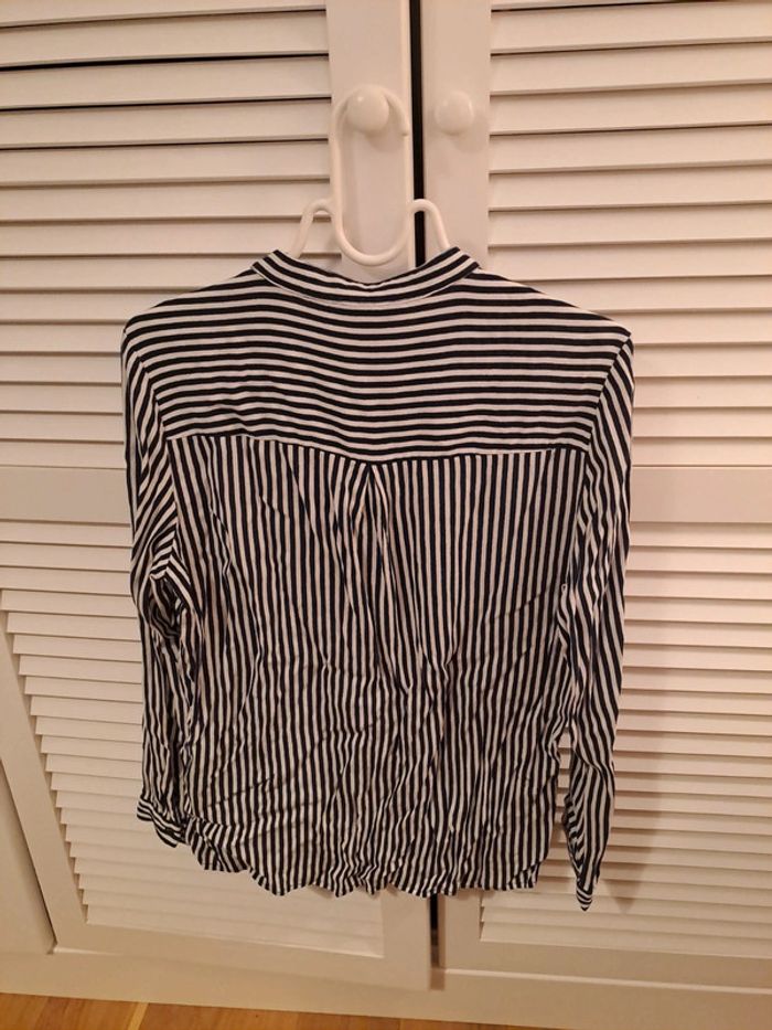 Chemise rayures et nœud taille L - photo numéro 4