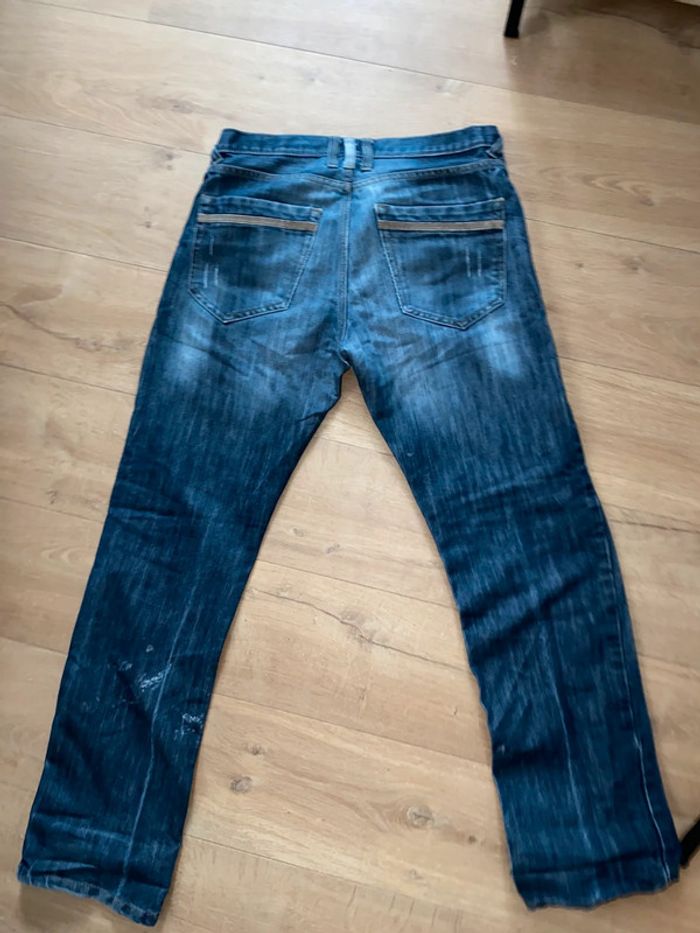Jean Gémo bleu décoloré – Taille 44 - photo numéro 4