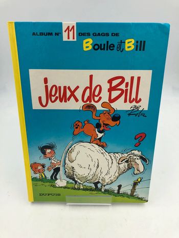 Bande dessinée boule et Bill jeux de bill