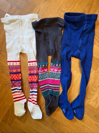 Lot de 3 paires de collants 12/24 mois