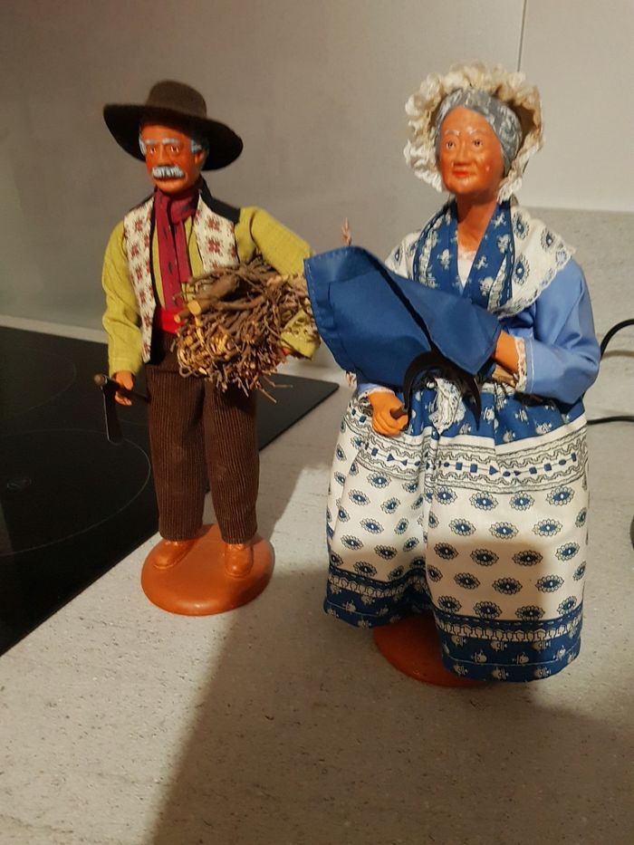 Couple de santons grand