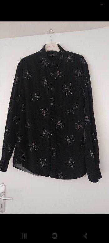 Chemise Noire Homme Céline Taille M